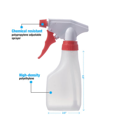 Leakproof Spray Bottle Offset # 8 Oz.