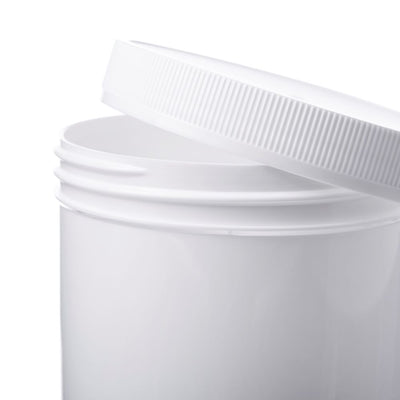 White Wide-Mouth Threaded Jars # 16 Oz. 89mm cap - Pkg/70