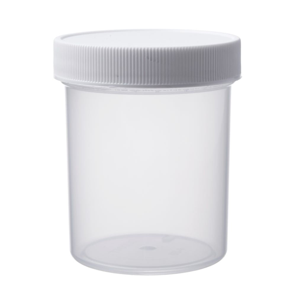 Natural Wide-Mouth Threaded Jars # 4 Oz. 58 mm cap - Pkg/70