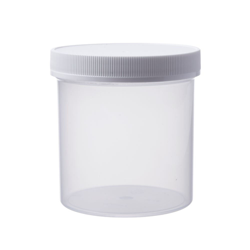 Natural Wide-Mouth Threaded Jars # 16 Oz. 89 mm cap - Pkg/70
