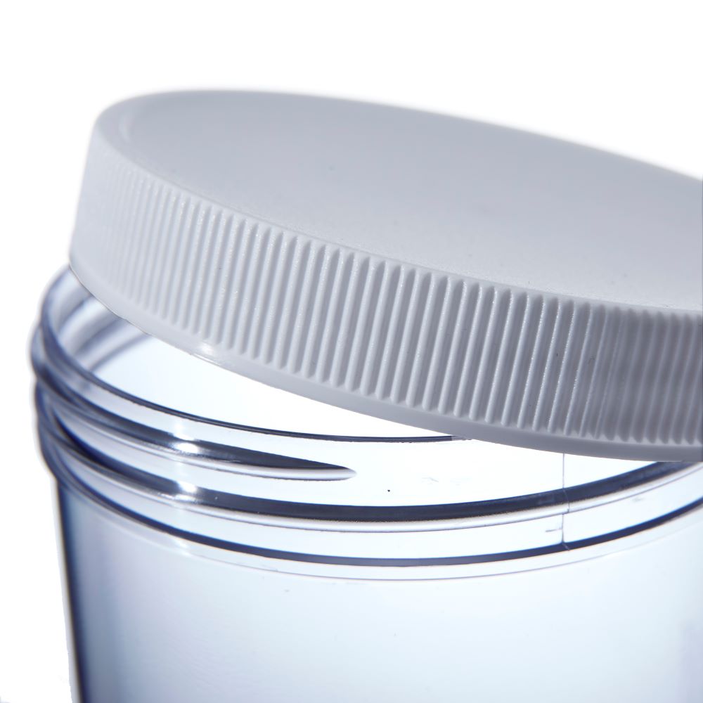 Clear Wide-Mouth Threaded Jars # 6 Oz. 70 mm cap - Pkg/48