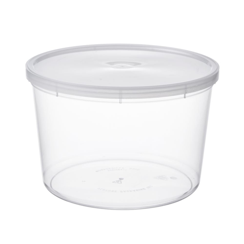 Economical Containers With Recessed Lids # 64 Oz. Case of 200