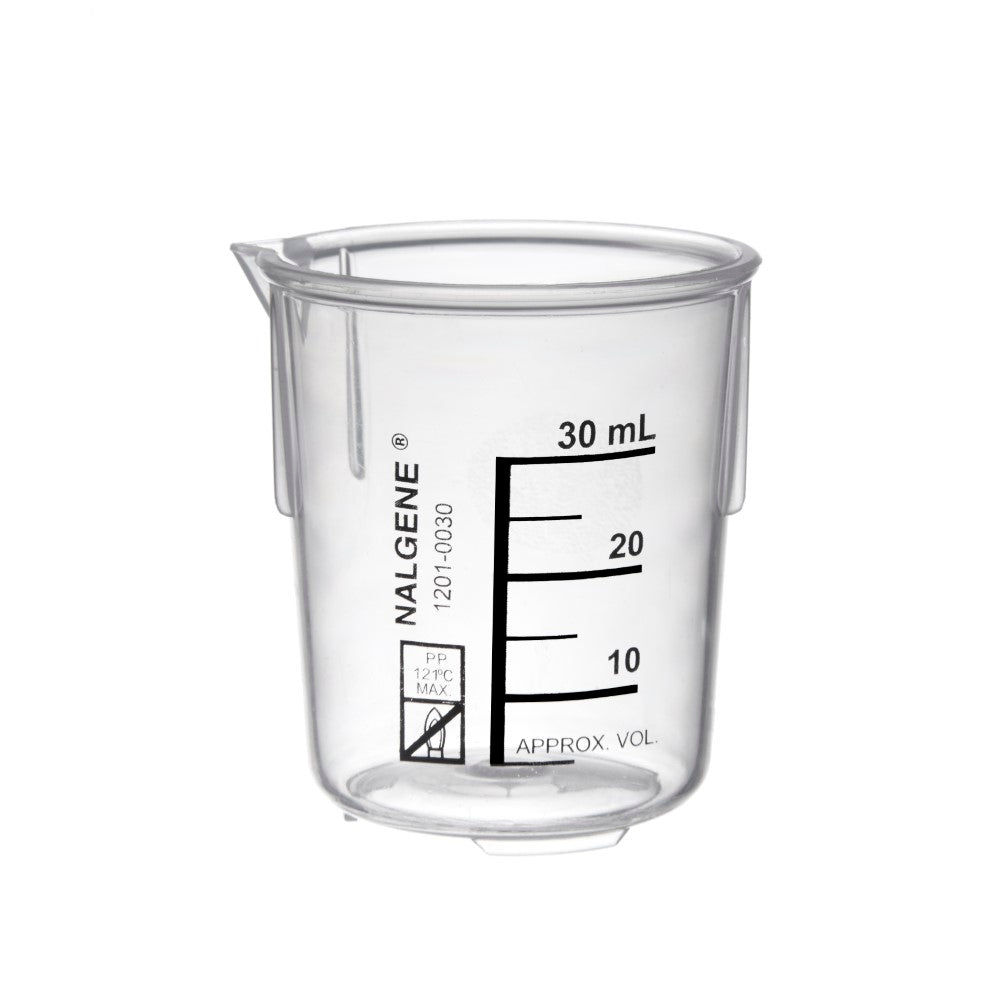 Nalgene™ Griffin Low-form PP Beakers # 30 ml - Pkg/12