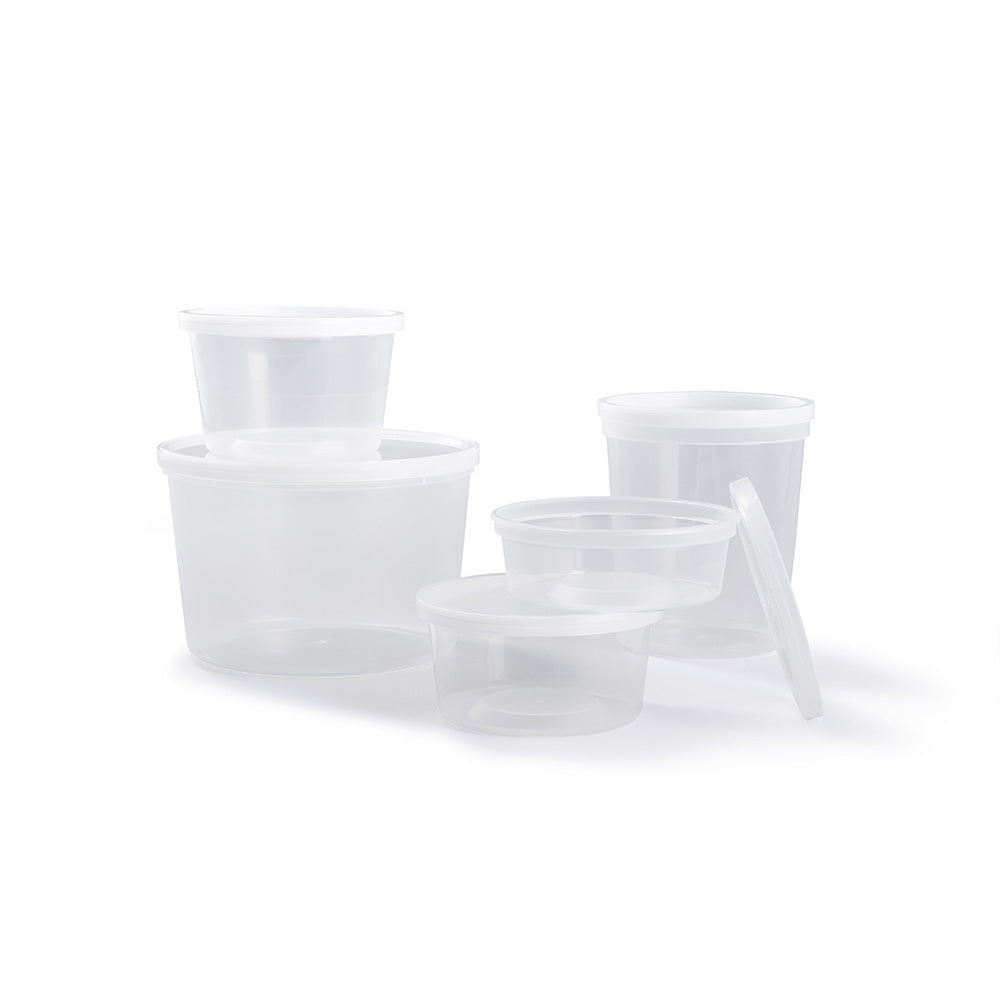 Economical Containers with Recessed Lids – Consolidated Plastics