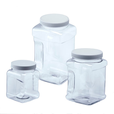 Gripper and Round Jars with Caps