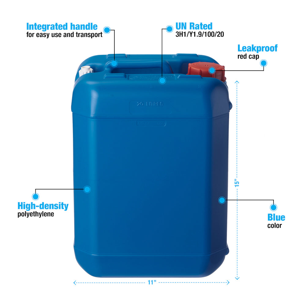 Stackable Carboys # 5 Gal. (blue)