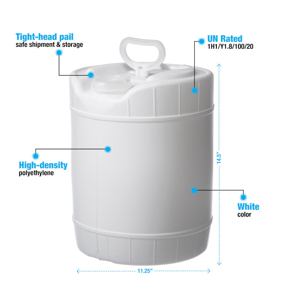 Winpak Containers # 5 Gal. with 70mm cap