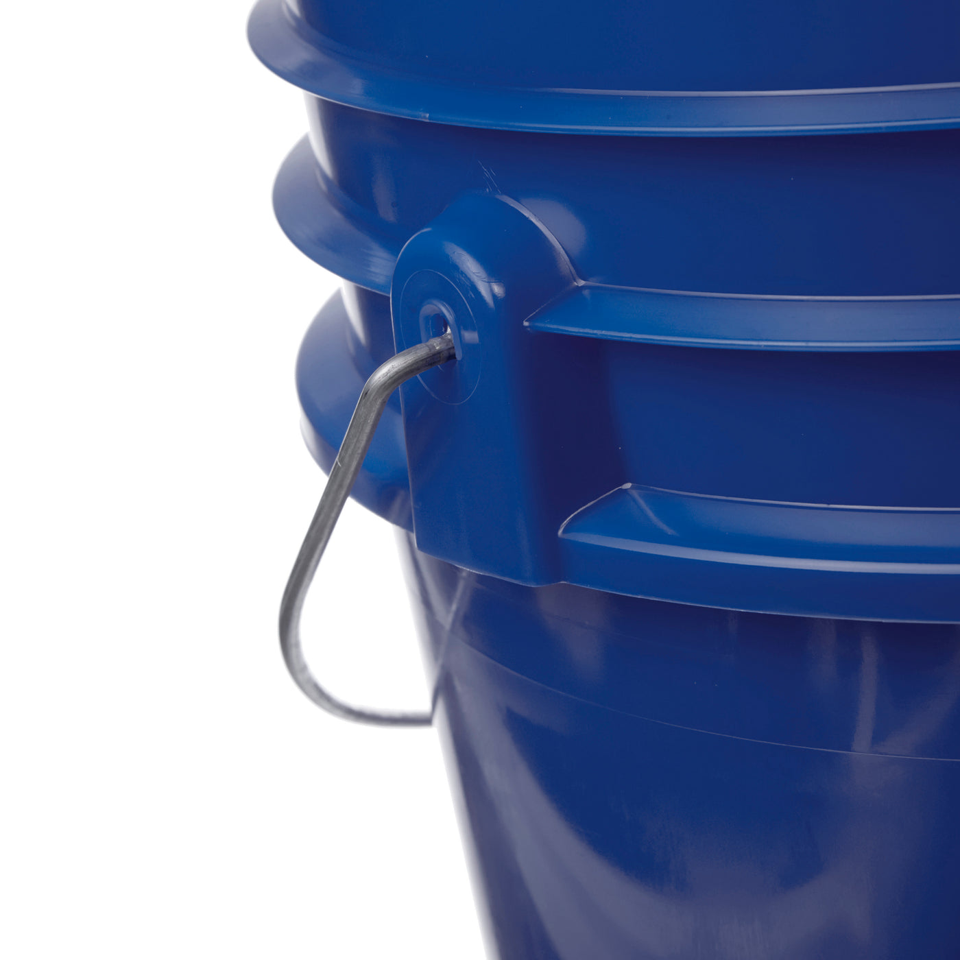 5 Gallon Plastic Bucket, Open Head - Navy Blue