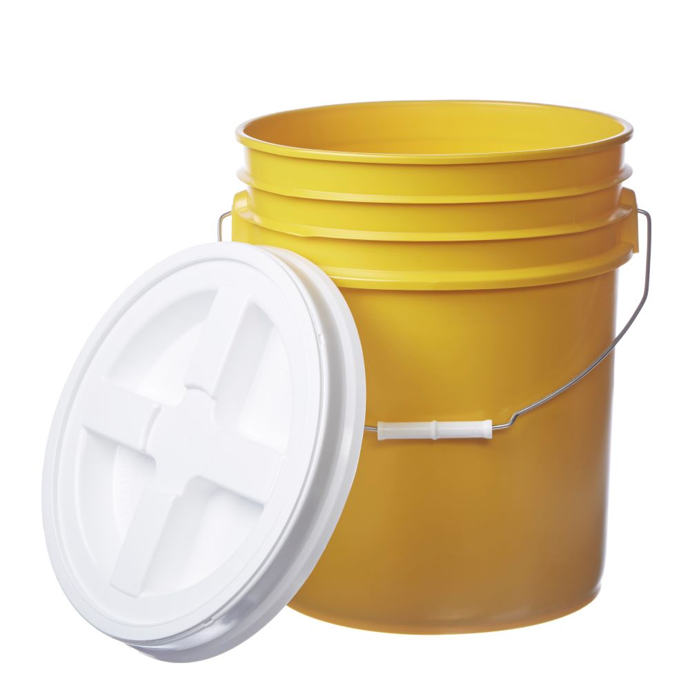 Letica Premium Yellow 5 Gallon Bucket