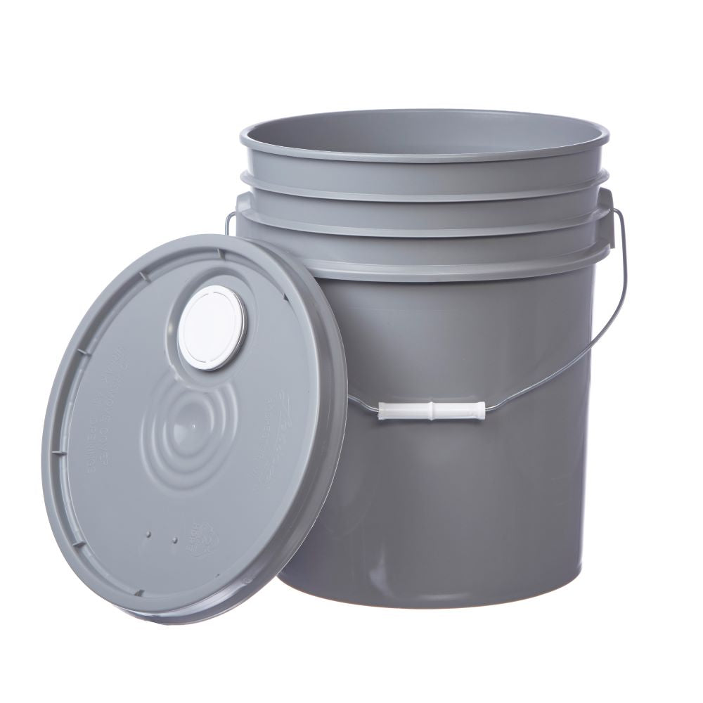 Project Source 5-Gallon Gray Plastic Bucket Scoop | QL-01