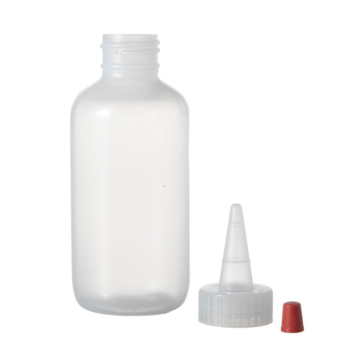 4 Pcs Dispensing Bottles, 5oz Plastic Boston Squeeze Seychelles
