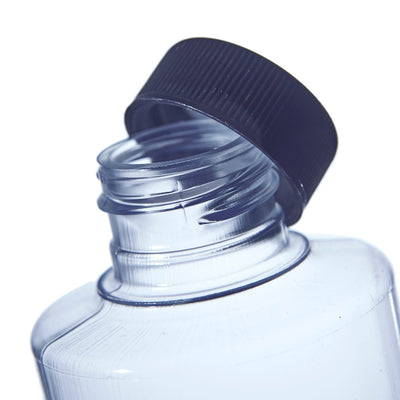 Clear PVC Cylinder Bottle # 8 Oz. 24mm cap - 1 Dozen
