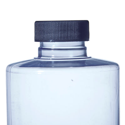Clear PVC Cylinder Bottle # 16 Oz. 28mm cap - 1 Dozen