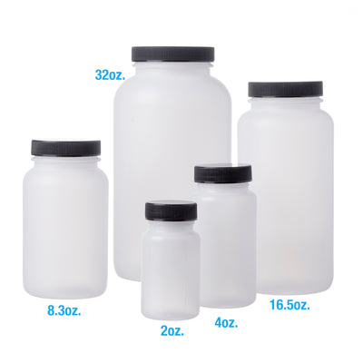 Pharmaceutical Round Bottles # 16.5 Oz./500 cc 53mm cap - 1 Dozen