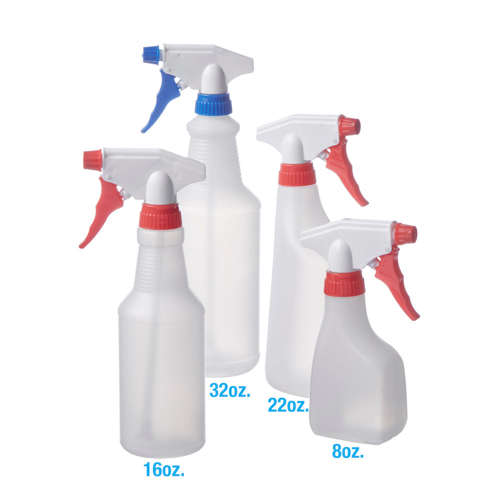 32oz HDPE Plastic Carafe Sprayer Bottle - Liquid Bottles LLC