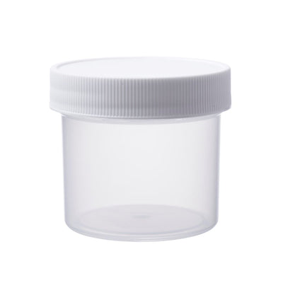 Natural Wide-Mouth Threaded Jars # 2 Oz. 53 mm cap - Pkg/88