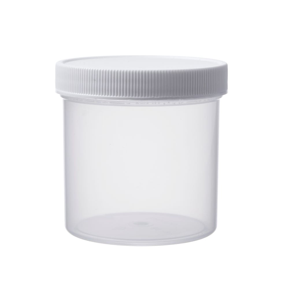 Natural Wide-Mouth Threaded Jars # 6 Oz. 70 mm cap - Pkg/48