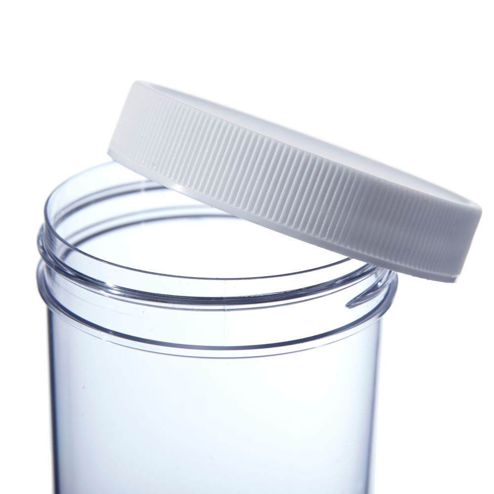 Clear Wide-Mouth Threaded Jars # 4 Oz. 58 mm cap - Pkg/70