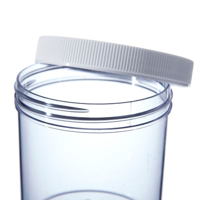 Clear Wide-Mouth Threaded Jars # 6 Oz. 70 mm cap - Pkg/48