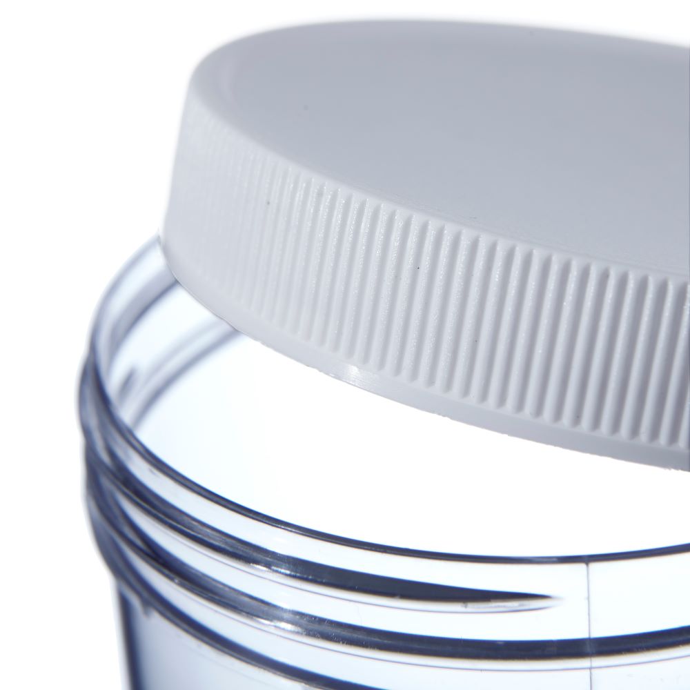 8oz Clear PET Wide Mouth Round Plastic Jar - 70-400 Neck : Bottlestore