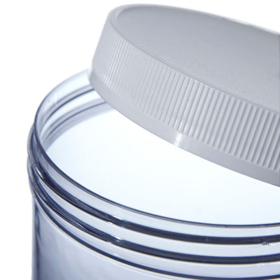 Clear Wide-Mouth Threaded Jars # 16 Oz. 89 mm cap - Pkg/70