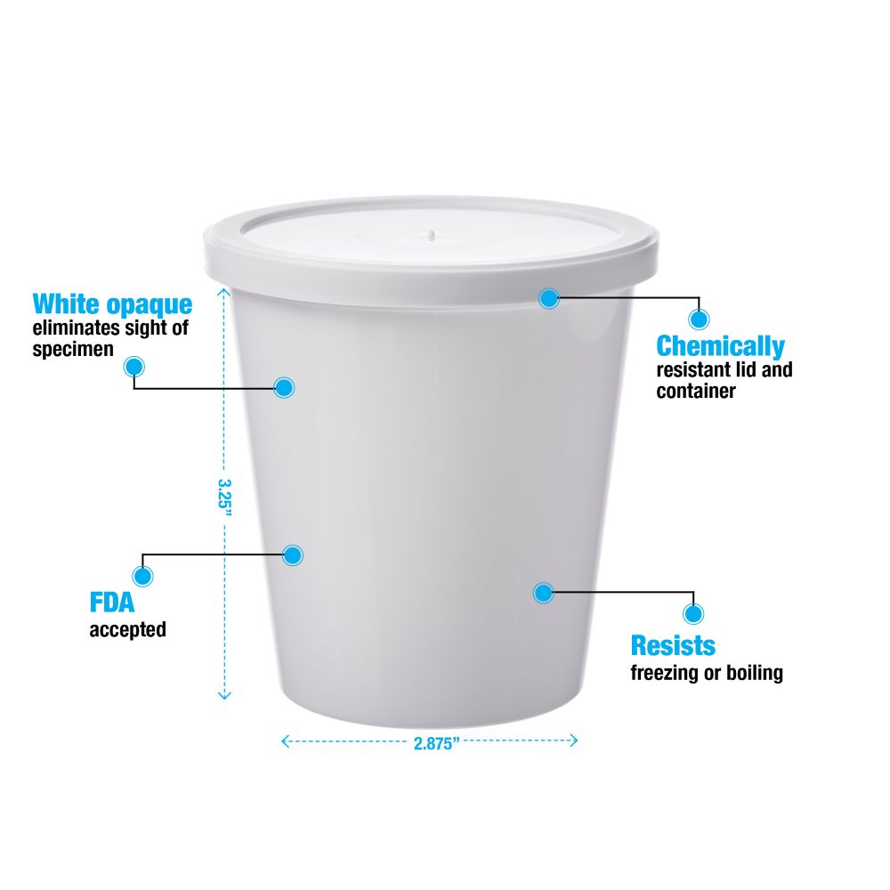 White Disposable Containers # 7.5 Oz. - Case of 250