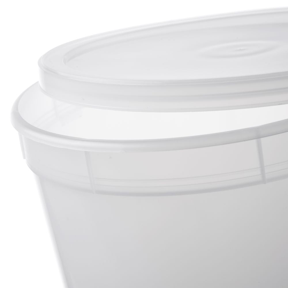 Translucent Disposable Containers # 165 Oz. - Case of 25