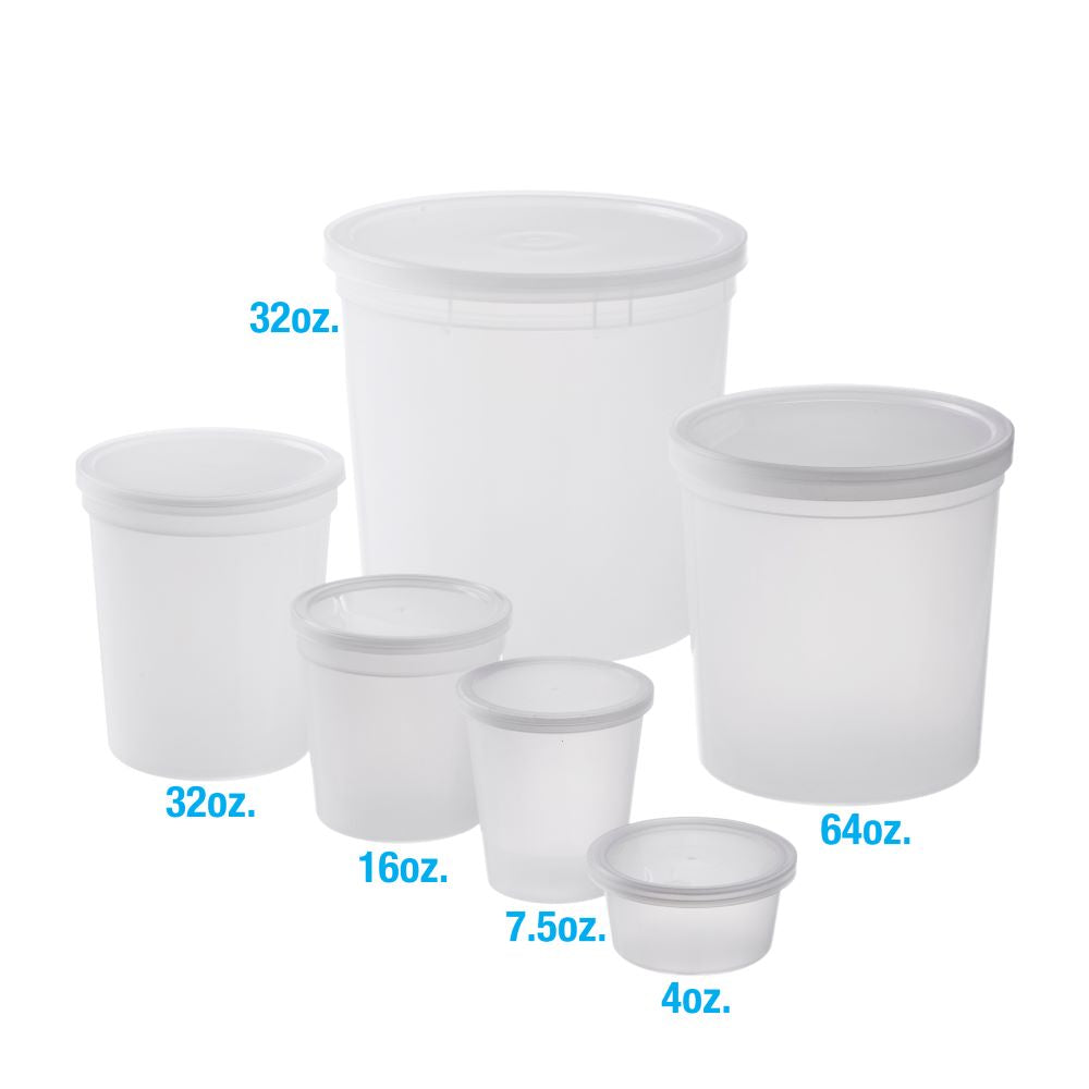 Natural Disposable Containers # 165 Oz