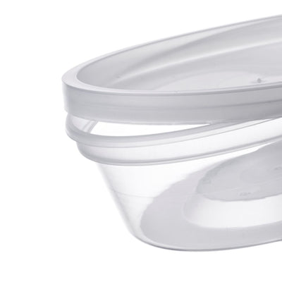 Economical Containers With Recessed Lids # 8 Oz. Case of 500