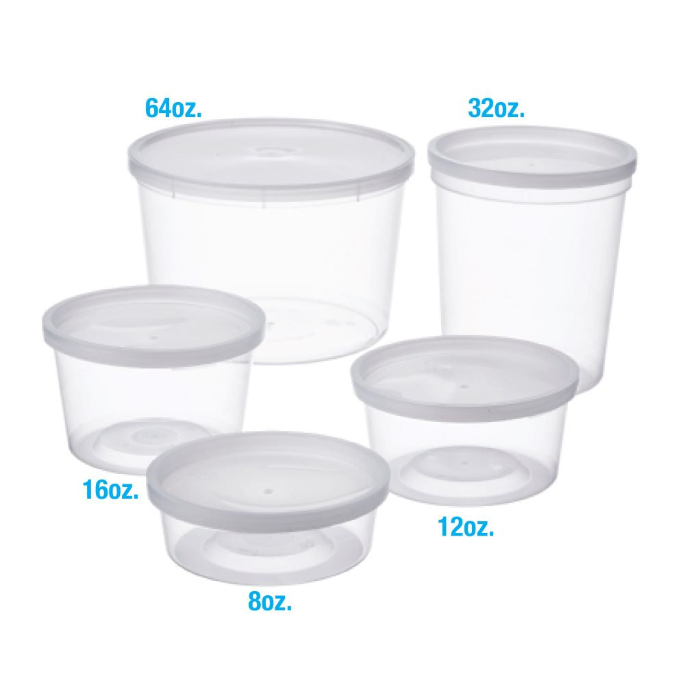 Translucent Disposable Containers # 64 Oz. - Case of 50 – Consolidated  Plastics