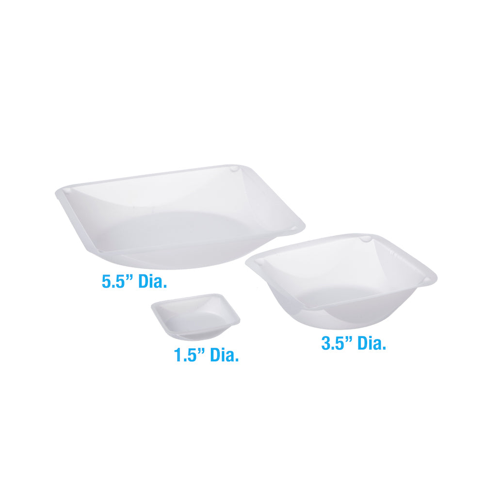 Weighing Dish Plastic # 1 1/2 Dia. x 5/16 H - Pkg/1000