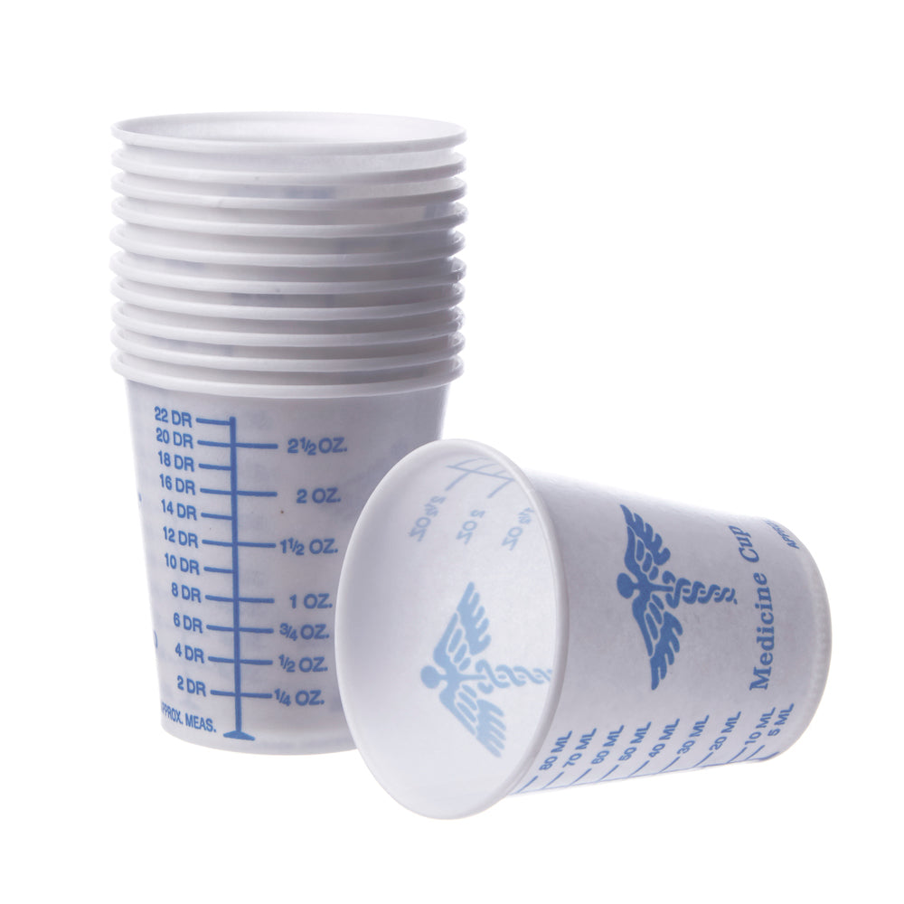 Graduated Disposable Paper Cup # 90 ml - Pkg/100 – Consolidated Plastics