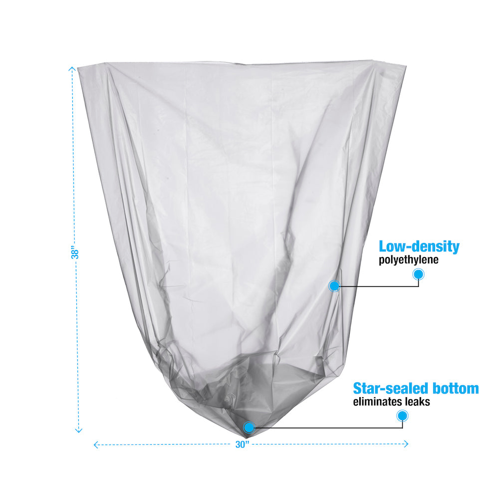 Premium Liners Clear # 20 Gal. 30x38 .79 Mil Heavy - Case of 250