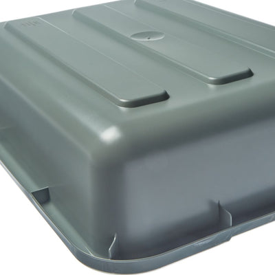 Poly Tote Boxes # 21 x 15.5 x 5 / 4.5 Gallons - Case of 12