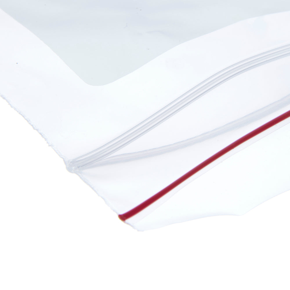 100 Pz/pacco Gioielli Ziplock Zip Zip Blocco Richiudibili Di Plastica Poly Cancella Le Borse Spessore 0.05mm - Foto 6