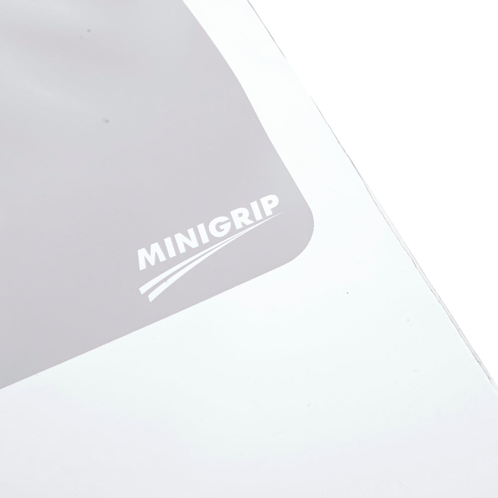 Minigrip® Reclosable White Block Bags 4 Mil # 9x12 - Case of 1000