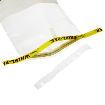 Whirl-Pak® Disposable Sampling Bags with White Patch 2.5 Mil # 4.5x9* - 18 Oz. - Case of 500