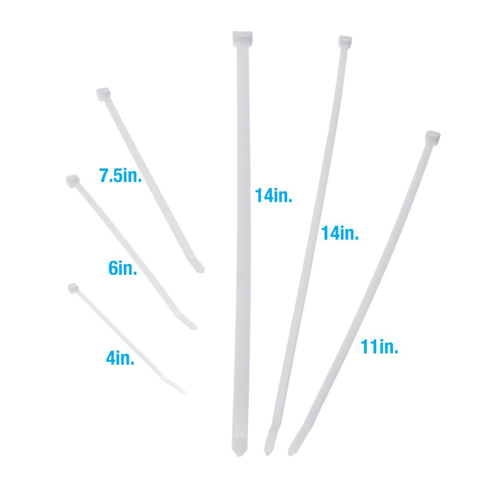 Nylon Plastic Cable Ties # 14" 120lbs - Pkg/100