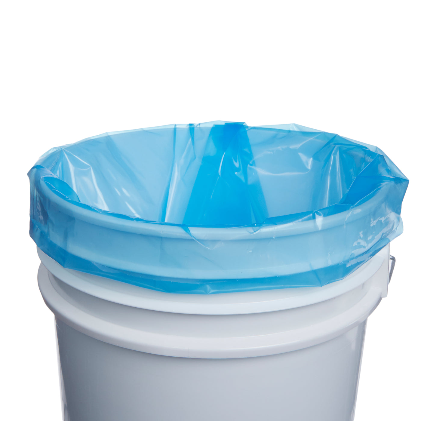 Liner for 5 Gallon Bucket, 20 W x 30 L, 3 Mil, Blue, Roll of 200 –  Consolidated Plastics