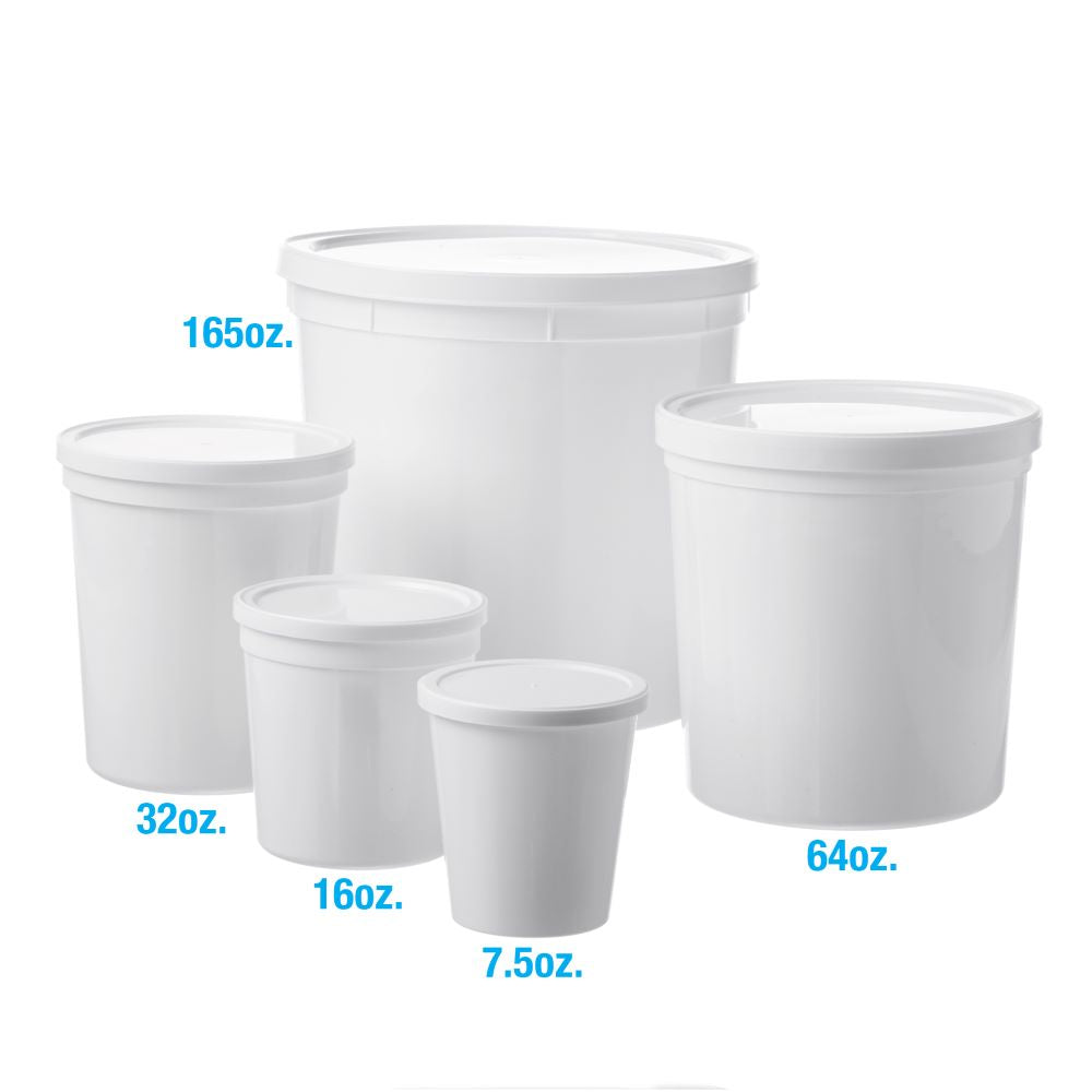 White Disposable Containers # 64 Oz. - Case of 50