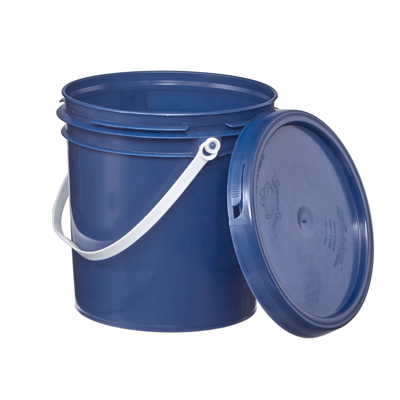 1 Gallon Pails - Plastic Handle # Pail Only, Blue – Consolidated Plastics
