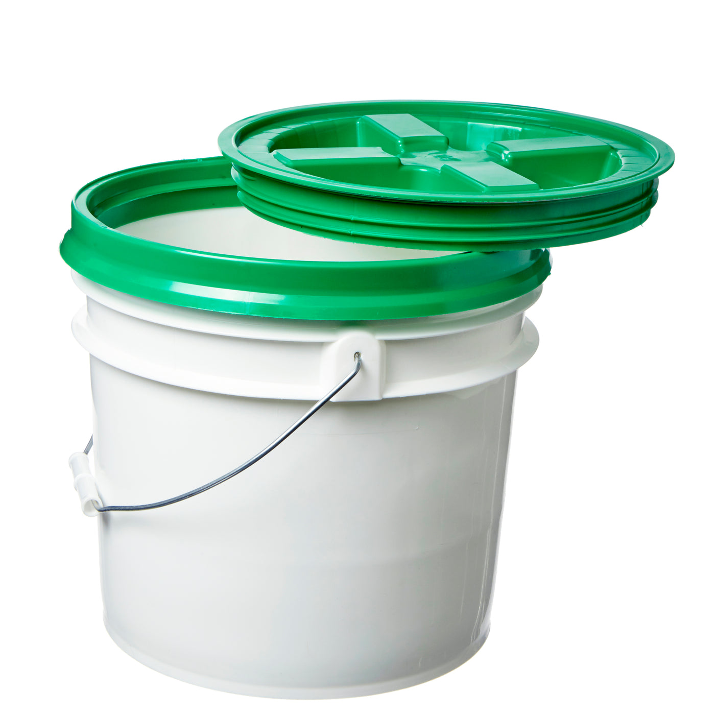 3.5 - 7 Gallon Gamma Seal Lids # Green – Consolidated Plastics