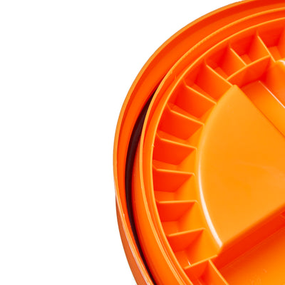 3.5 - 7 Gallon Gamma Seal Lids # Orange