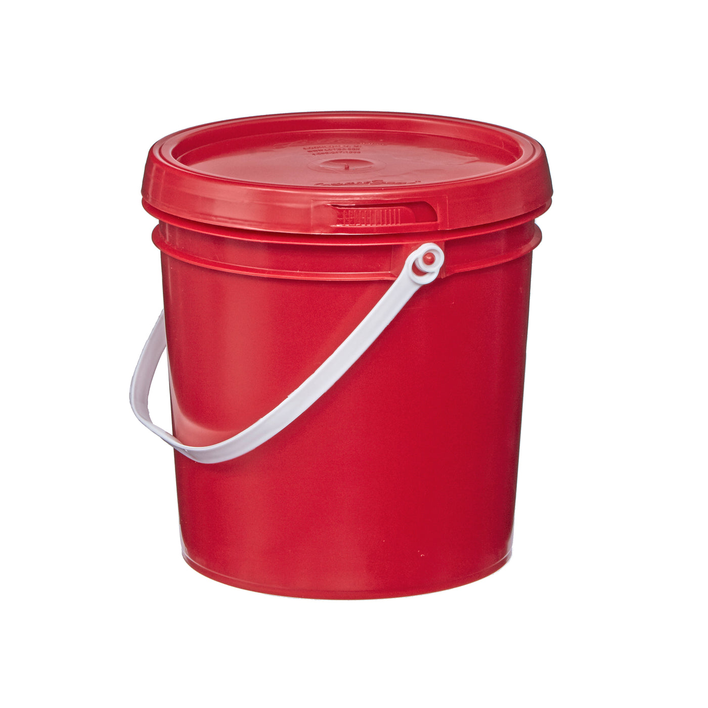 1 Gallon Pails - Plastic Handle # Pail Only, Red – Consolidated