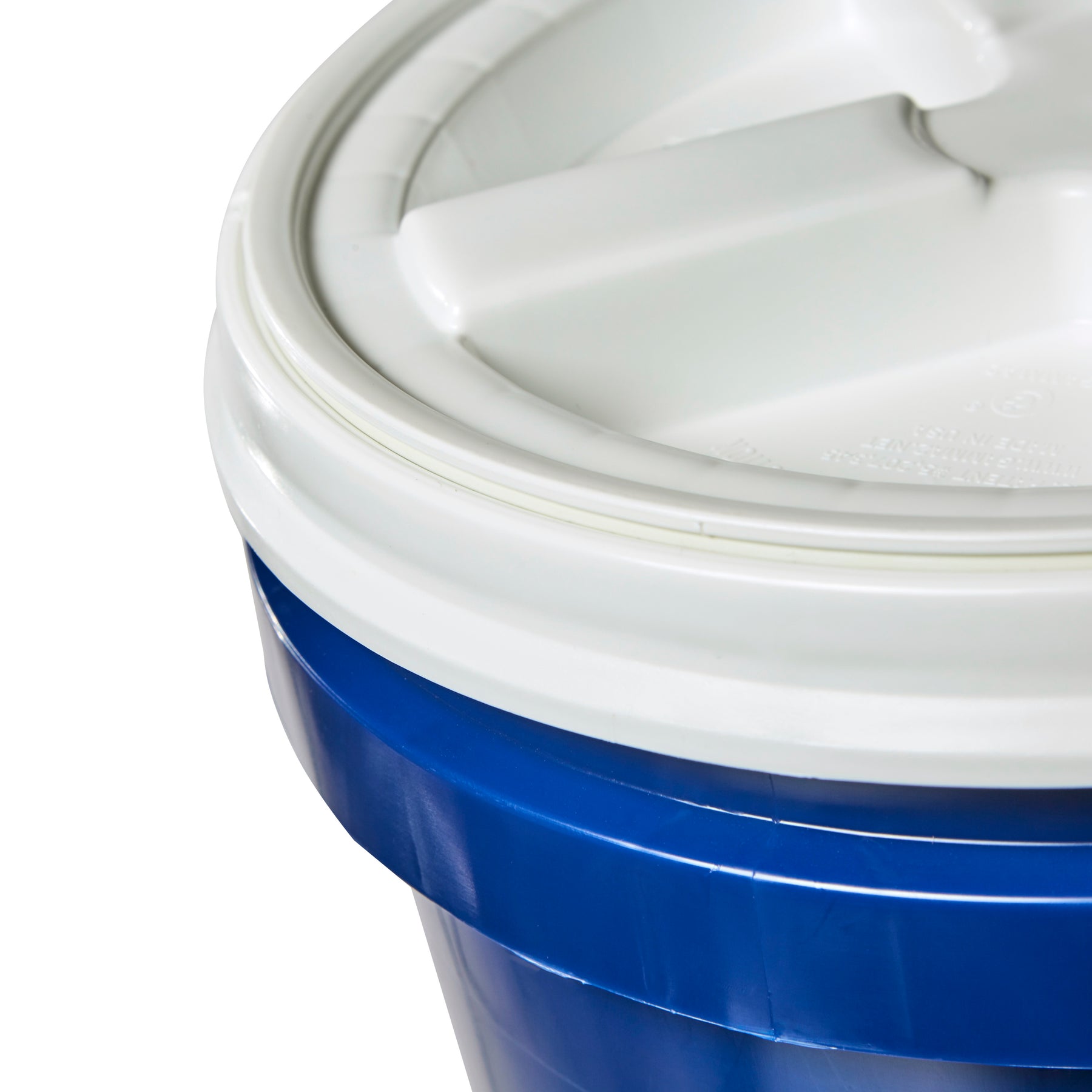 2 Gallon White Bucket With Gamma Seal Lid <br><font color=red